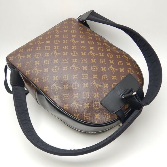 Louis Vuitton Josh NV Rucksack Backpack Monogram Macassar Brown - Picture 3 of 8